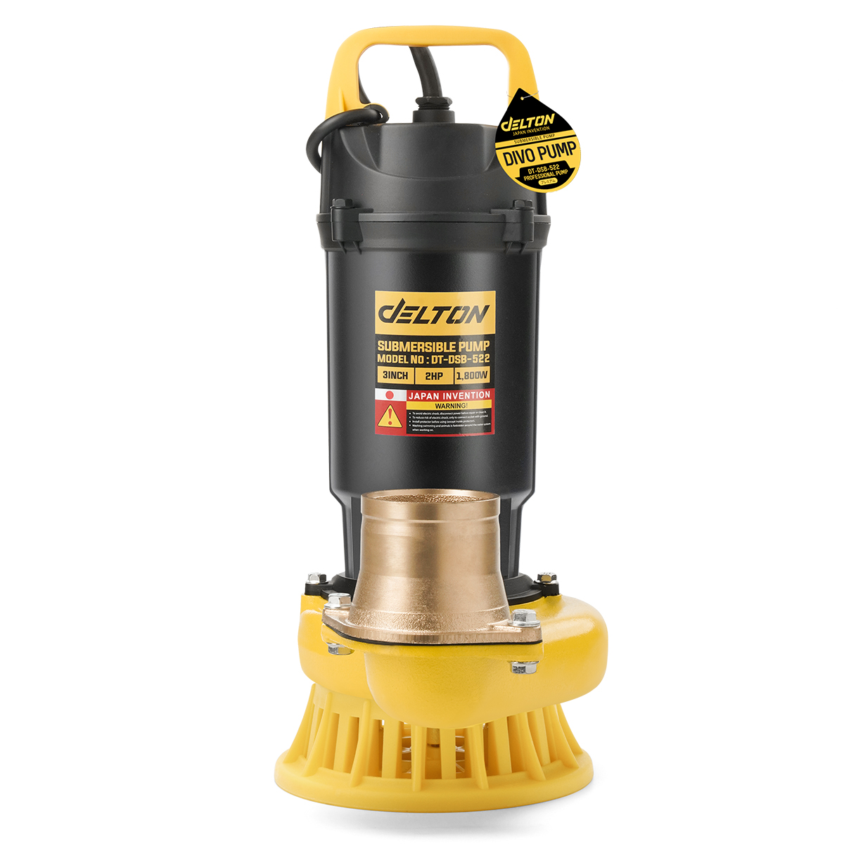 ปั๊มจุ่ม DELTON รุ่น DT-DSB-522 ขนาด 3 นิ้ว 2HP 1800W_0